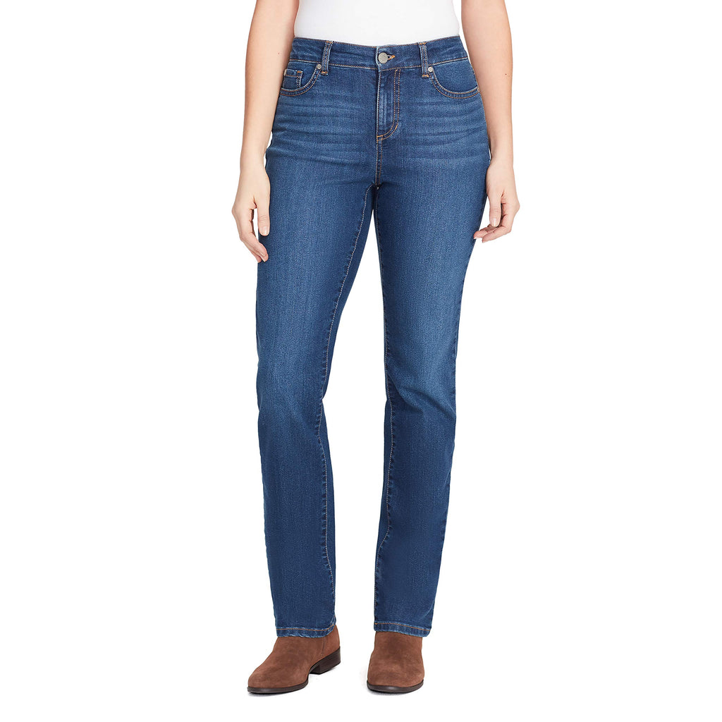 Bandolino Women's Mandie Signature Fit High Rise Straight Leg Jean Plus