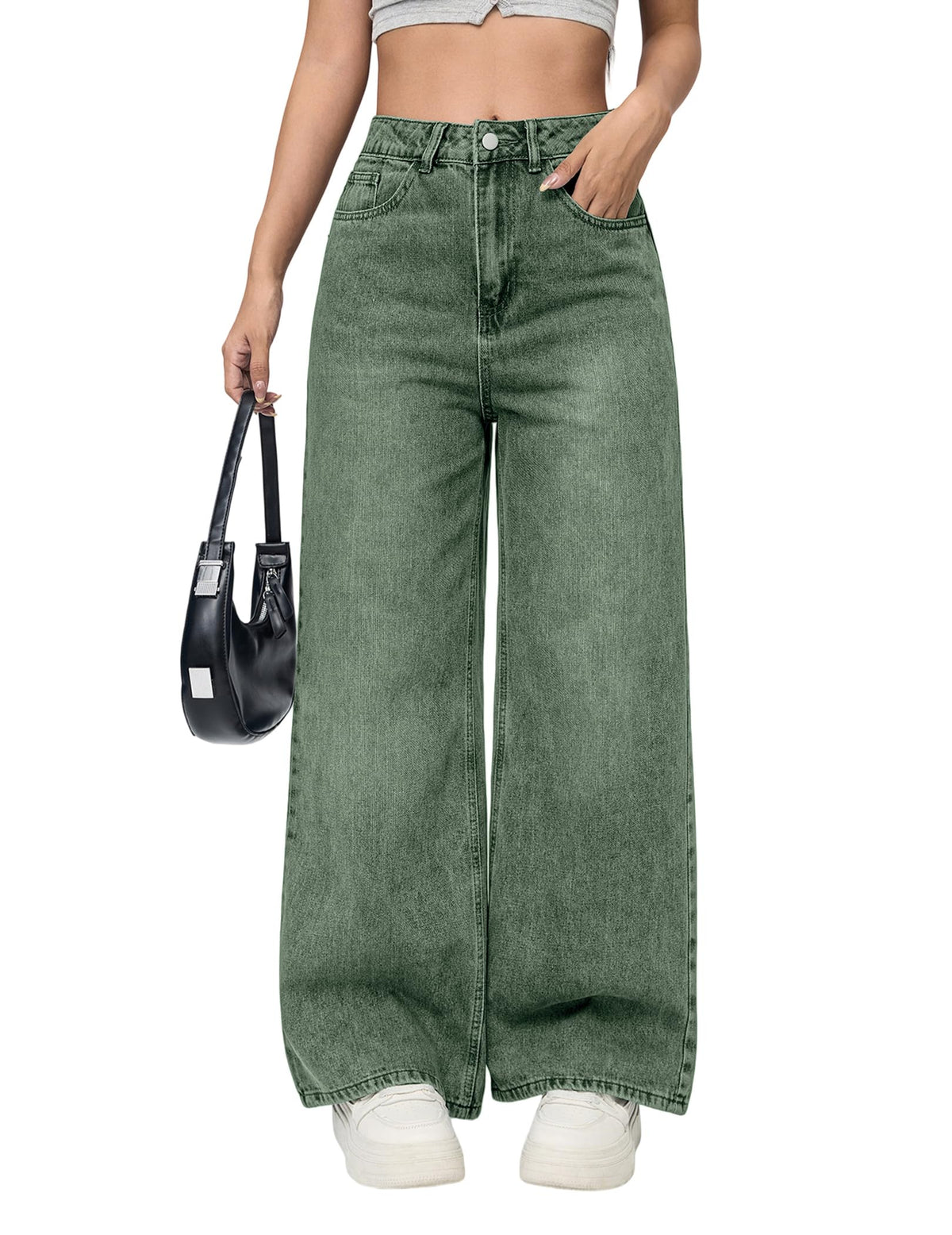 Trendy Wide Leg Jeans for Women