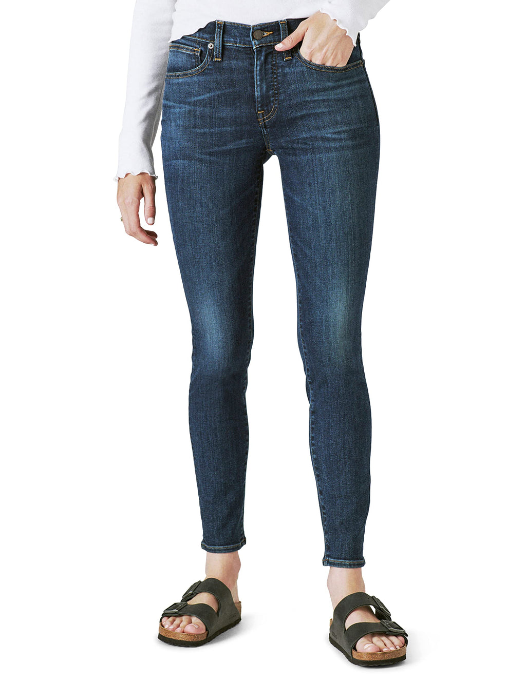 Lucky Brand Women's Mid Rise Ava Skinny Jean