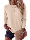 ANRABESS Sweater for Women Lightweight Knit Fall Pullover