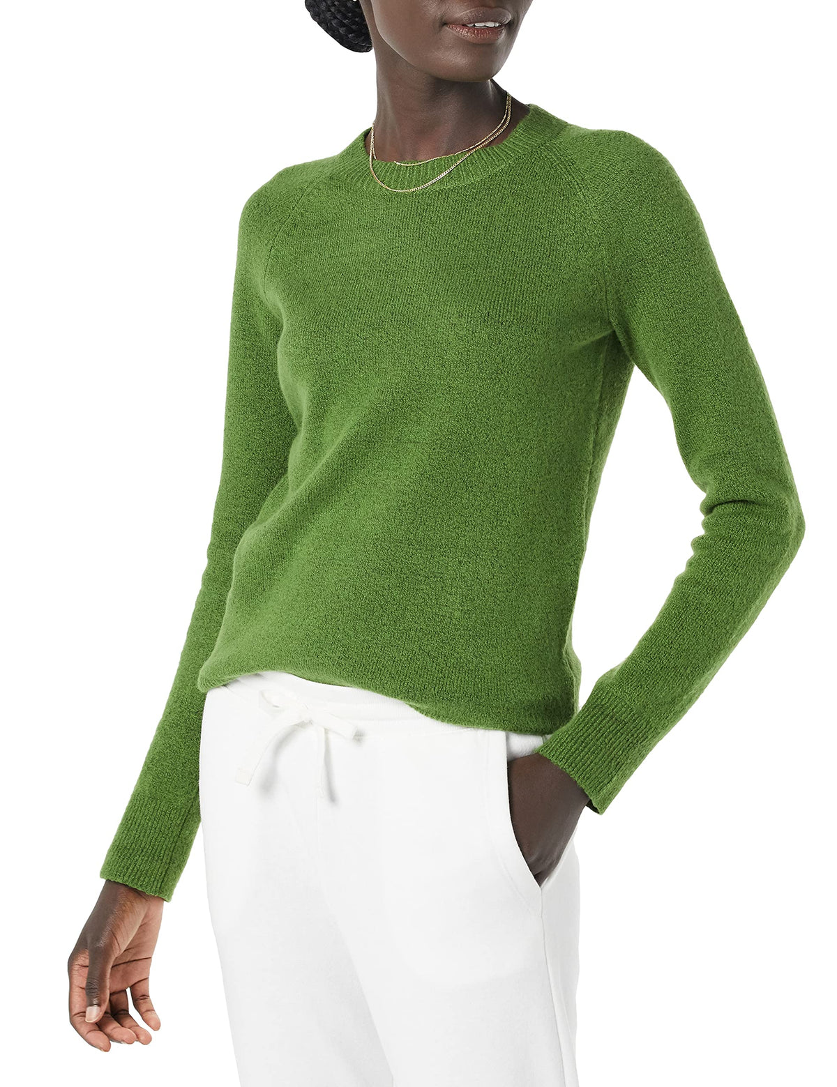Amazon Essentials Women's Regular-Fit Soft Touch Crewneck Long-Sleeve Sweater