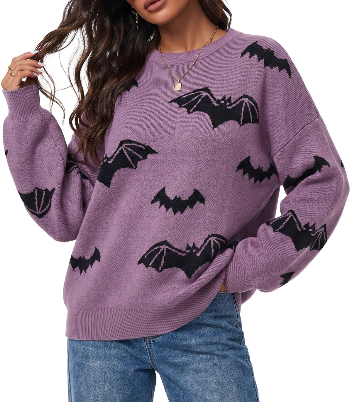 Arach&Cloz Women's Wool Blend Oversized Sweaters Fall Fashion Outfits 2026