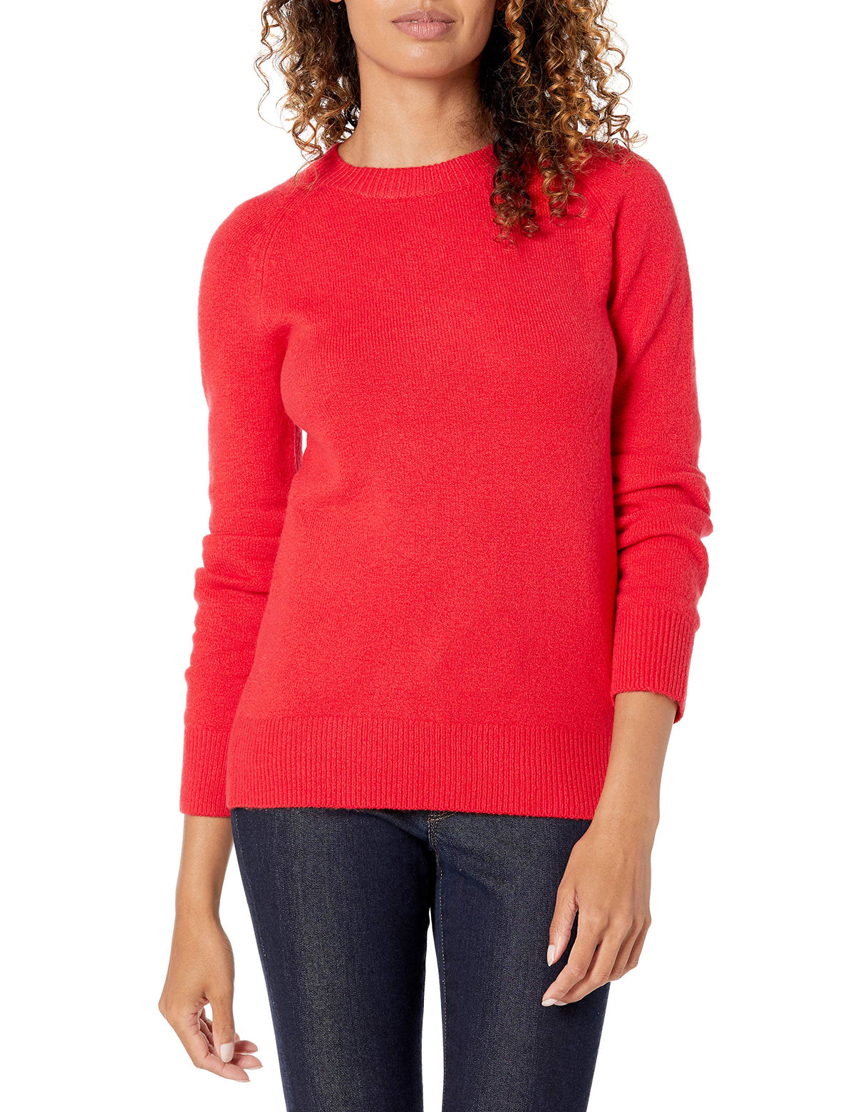 Amazon Essentials Women's Regular-Fit Soft Touch Crewneck Long-Sleeve Sweater
