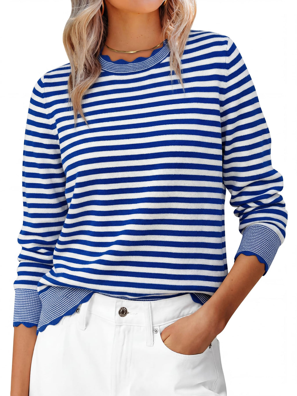 ANRABESS Sweaters for Women Fall Loose Fit Lightweight
