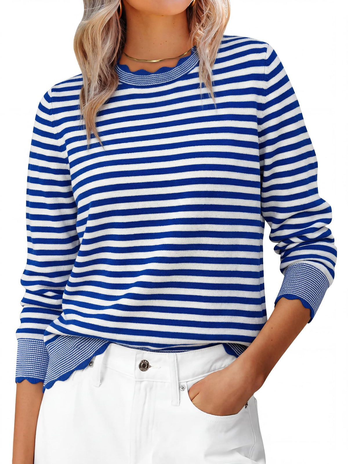 ANRABESS Sweaters for Women Fall Loose Fit Lightweight