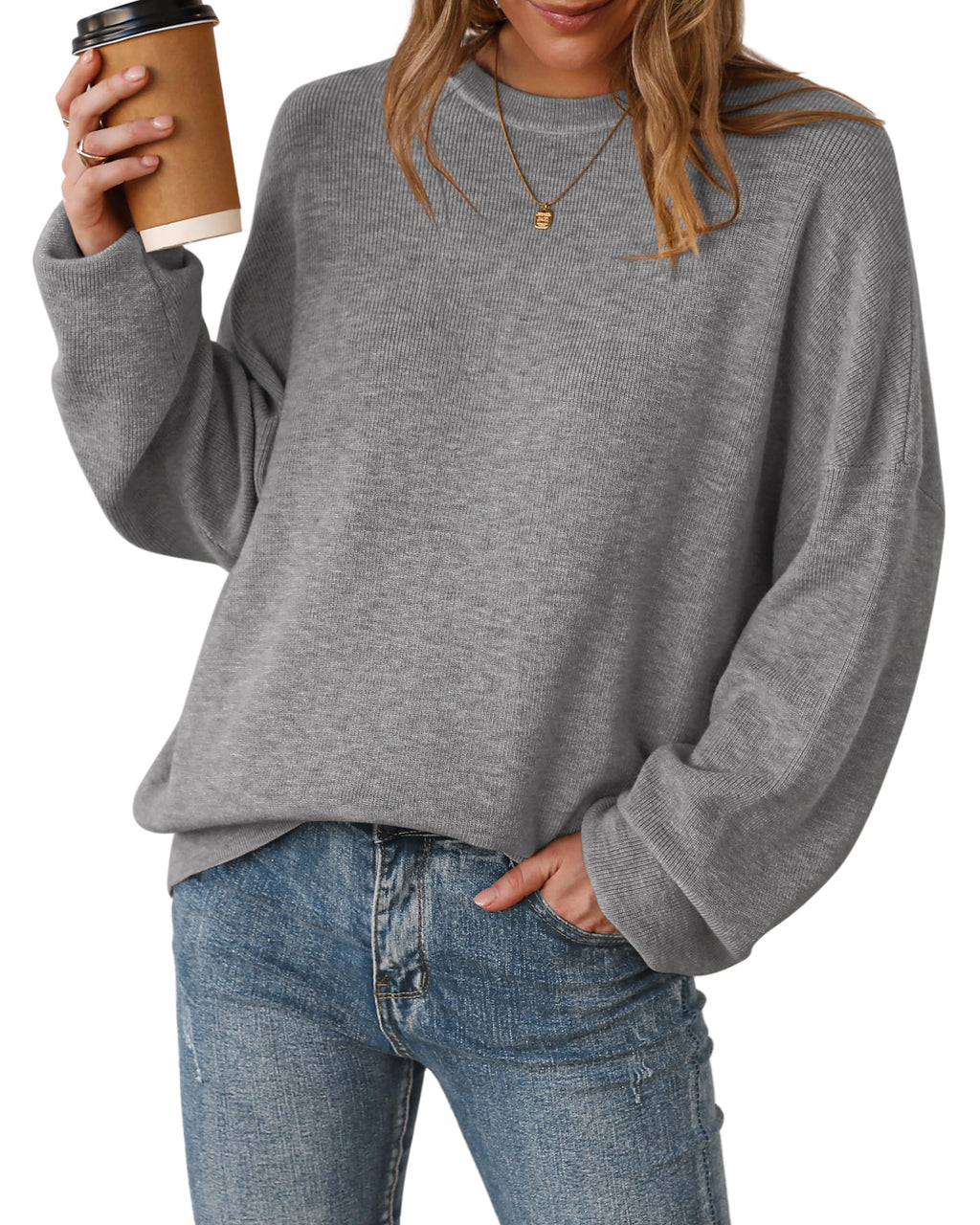 Arach&Cloz Women's Wool Blend Oversized Sweaters Fall Fashion Outfits 2026