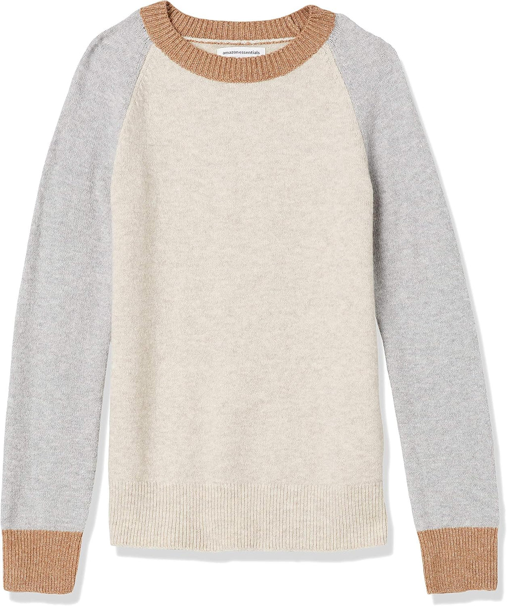 Amazon Essentials Women's Regular-Fit Soft Touch Crewneck Long-Sleeve Sweater