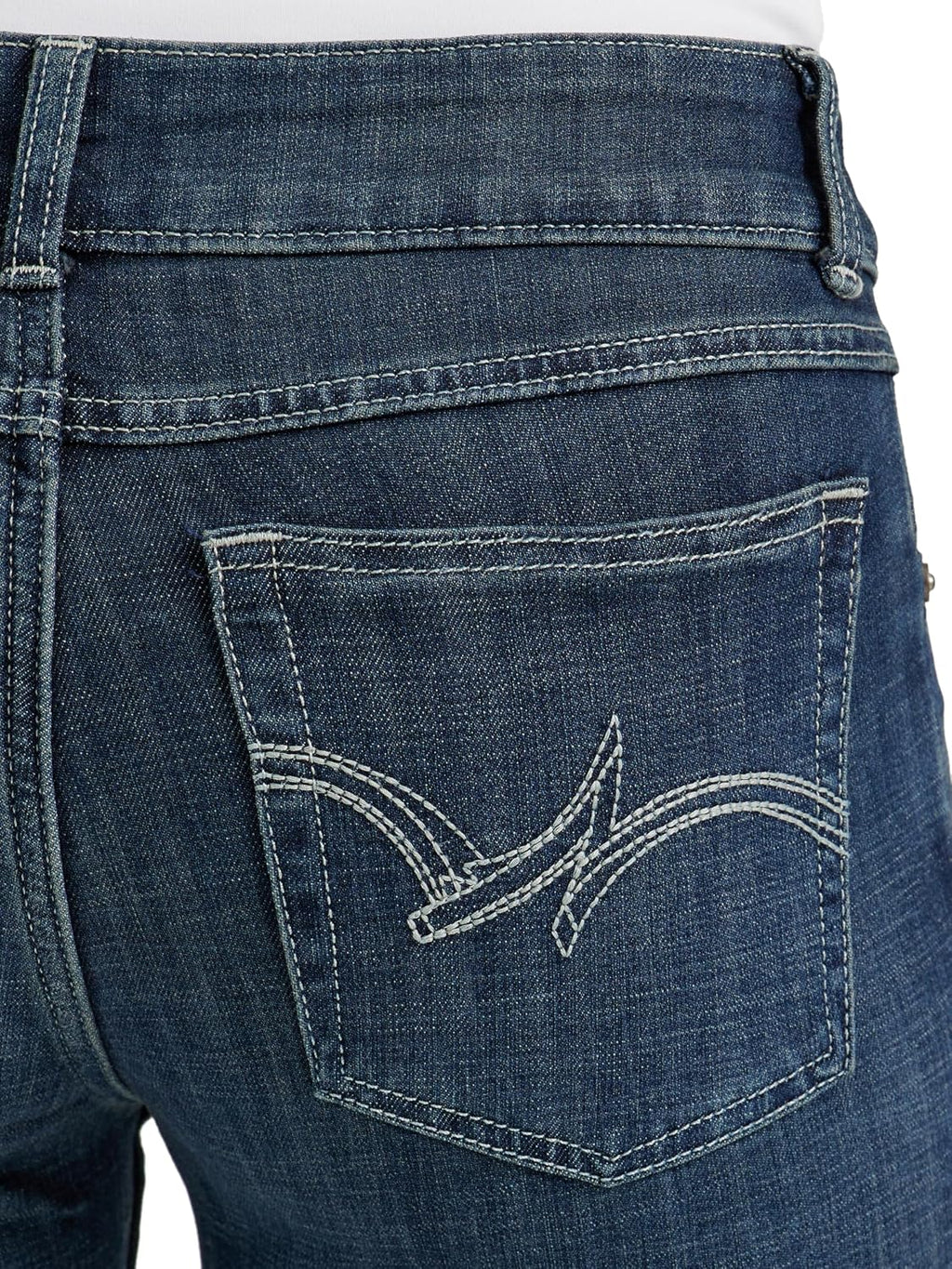 Wrangler Women's Western Mid Rise Stretch Boot Cut Jean